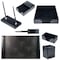Dacasso Black Bonded Leather 7-Piece Desk Set DF-1408 - alternate 2